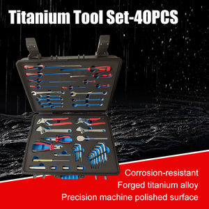HENITUER T1238 Outils en titane non magnétiques multifonctionnels, ensemble de 40 pièces, adaptés aux domaines domestique, médical et <span class=keywords><strong>a</strong></span>éronautique - Product Image 2