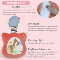 Jouet de piano en peluche pour l'apprentissage précoce des enfants, éléphant électrique musical doux pour bébé, instrument de musique en peluche, animaux en peluche