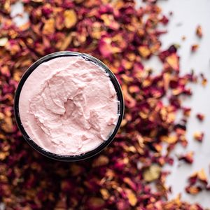 Özel etiket vücut fırçalayın ile çırpılmış Shea yağı ve saf uçucu yağ Ultra nemlendirici gül losyon tüm doğal nemlendirici - Product Image 6