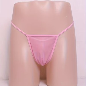 String en résille transparent pour homme, caleçon sexy, ceinture fine élastique, string en résille transparent, T-shirt sexy - Product Image 4