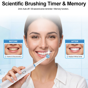 Spazzolino Elettrico PRITECH Professionale Sonico Ricaricabile IPX7 Impermeabile Pulizia Automatica dei Denti - Product Image 2