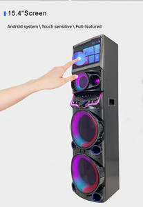 Pantalla De 15,4 pulgadas Bocinas Grandes Coretas Con Pantalla Outdoor Dj Party Dual 15 pulgadas Altavoz De Karaoke Con Pantallas - Product Image 6