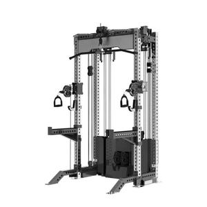 Equipo de Fitness de Alta Resistencia, Jaulas de Potencia de 4 Postes, Soportes para Sentadillas con Sistema de <span class=keywords><strong>Poleas</strong></span> con Peso Integrado - Resistente para Gimnasios Comerciales - Product Image 6