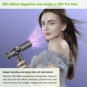 Salon professionnel sans feuilles moteur sans balais ions négatifs sèche-cheveux Bldc Revair sèche-cheveux inversé avec nettoyage automatique - Product Image 2