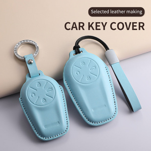 Funda de Cuero PU para Llaves de Coche, Cobertura Total, Compatible con Exeed Sterra ET y ES, Llavero de Alta Calidad para Hombre y Mujer - Product Image 2