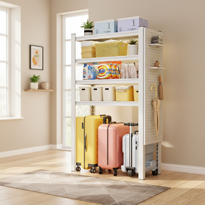 Support de rangement souterrain multifonctionnel pour la maison Support de rangement pour robot balayeur au-dessus du support de balayage - Product Image 1