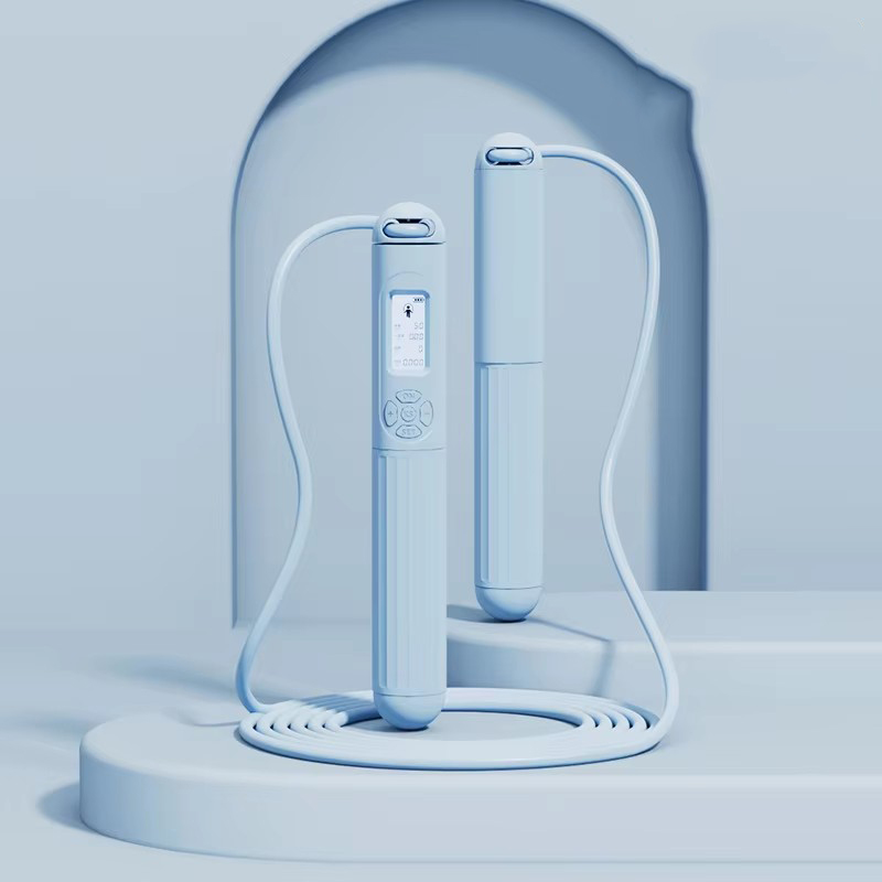 Style corde longue bleu clair