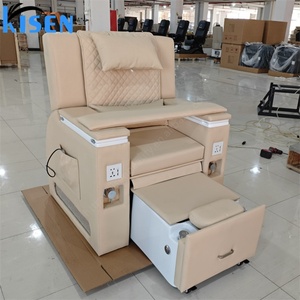 Kisen Luxury Comfortable Electric Reclining Foot Care Massage Manicure Sofa Feet SPA Pedicure Chair for Nail Salon - Product Image 3