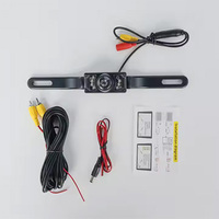 Caméra de recul HD couleur étanche grand angle pour véhicule avec lignes de stationnement, intégrée au cadre de plaque d'immatriculation – Fourniture directe usine