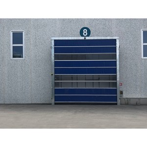 Porte pliante ALU.PACK en aluminium et PVC pour entrepôt, résistante au vent, installation facile, faible entretien - Product Image 3