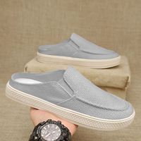 Chaussures décontractées pour hommes, sans talon, en maille respirante, légères, antidérapantes, confortables, pour le quotidien, vente en gros directe usine
