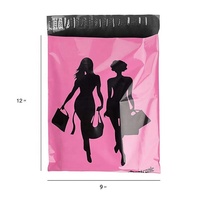 Vêtements coréens, enveloppes de courrier et de courrier, personnalisés givrées, en plastique, poly, rose, pet, agenda A4, DHL