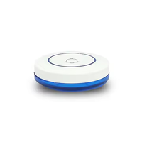 Système d'alarme domestique sans fil 433 MHz pour personnes âgées, boutons de panique d'urgence avec code roulant, télécommande à puce EV1527