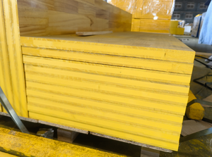 Panneau de coffrage en contreplaqué 3 plis 100% neuf, contreplaqué jaune 3 couches pour la construction - Product Image 5