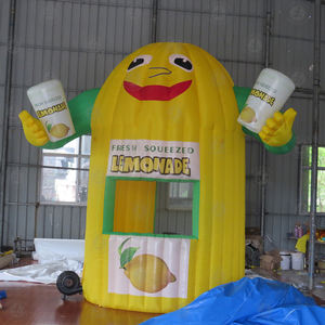 Kustom tiup kue Pop Stan tenda udara Lemon makanan ringan stan untuk makanan penutup tampilan di pameran dan pasar iklan tiup - Product Image 5