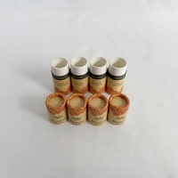 100% biodégradable personnalisé déodorant conteneur naturel Kraft carton papier Tube pousser baume à lèvres Tube prix usine emballage