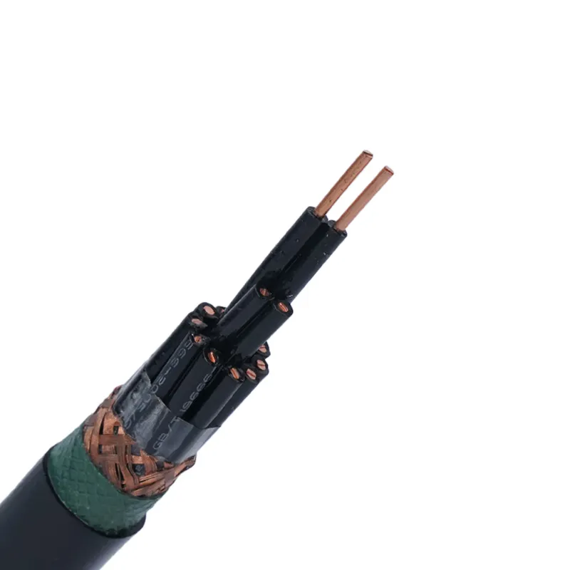 Full Copper Stranded Braided Double Shielded KVVP Cable 4 Cores 4x2.5mm Industrial Power Wire Electrical Control Cable