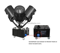 MengYi - Focos LED para Exteriores de 3KW, 4KW y 5KW, Tres Cabezas, DMX512, Resistentes al Agua, 8000K RGB