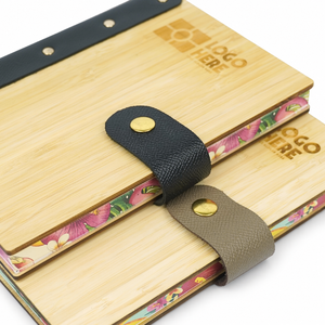Cuaderno de Bambú con Logotipo Personalizado, Encuadernado en Cuero Genuino, Diario de Madera Natural, Regalo Corporativo, Fabricante OEM ODM - Product Image 6