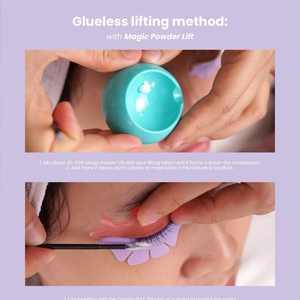 Poudre de cils volumisante longue durée style coréen, formule légère à séchage rapide pour un effet <span class=keywords><strong>mascara</strong></span> liftant naturel - Product Image 3