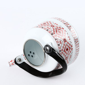 <span class=keywords><strong>Ancienne</strong></span> horloge Pot en <span class=keywords><strong>fonte</strong></span> <span class=keywords><strong>émaillée</strong></span> bouilloire de luxe thé café bouilloire chaudière blanc rouge/bleu carré céramique cuisinière à induction - Product Image 4