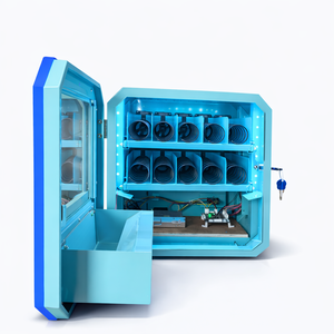 Máquina Expendedora Automática de Autoservicio Speedy Come Small con Pago por Escaneo para Cigarrillos, Cartas de Póker, Condones y Pañuelos - Inteligente de Sobremesa - Product Image 1