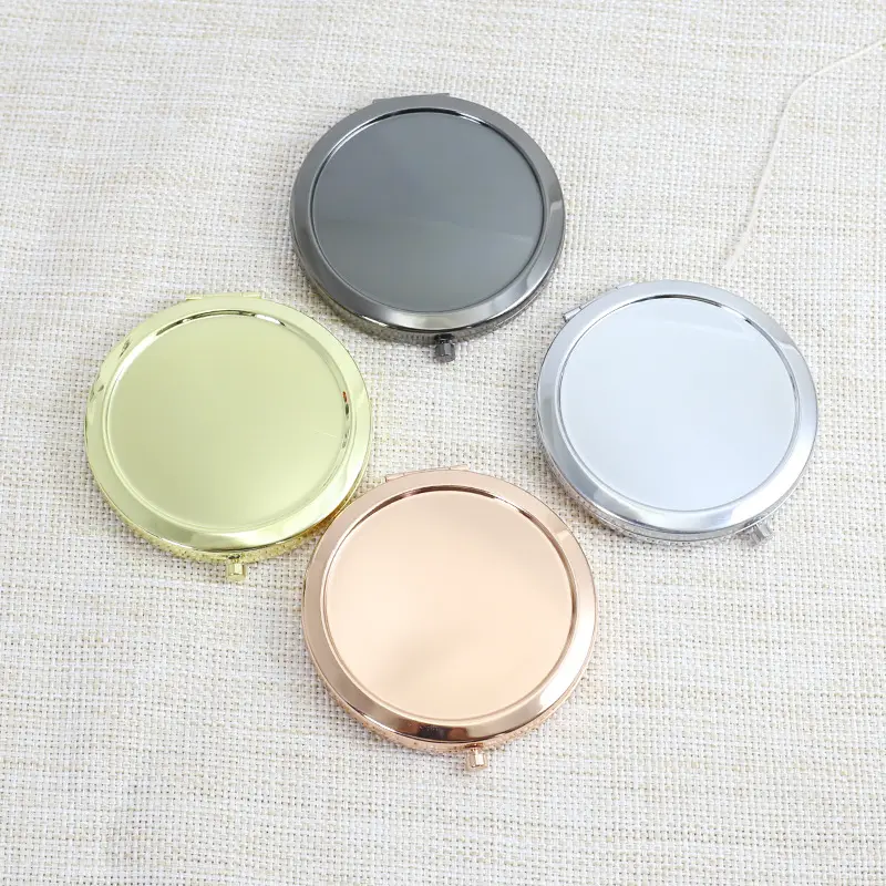 DIY Personalized Gifts Bride Tribe Mirrors Compact Pocket Makeup Mirror Compact Favors