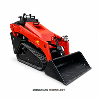 Chargeuse compacte sur chenilles en caoutchouc, capacité nominale 500 kg, capacité maximale 650 kg, force de rupture 4,5 kN, norme EPA EURO5