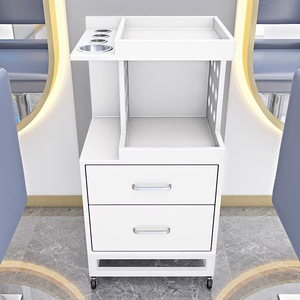 Carrito de Salón con Ruedas, Carrito de Almacenamiento para Peluquería con Cajones para Barbería, Salón de Belleza, Spa - Product Image 2