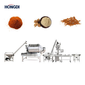 Línea de Producción Automática de Alta Eficiencia para Mezclar y Llenar Polvo en Envases de Vidrio/Metal/Plástico para Especias, Carne en Barra y Pimienta en Polvo - Product Image 2