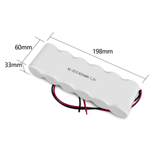 Batería de Emergencia JINTION de 7.2V 4000mAh NiCd, Reemplazo Directo para Yuasa 6DH4 0L3 y 6/4000DH a <span class=keywords><strong>UB</strong></span> - Product Image 2