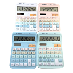 Calculatrice électronique JOINUS 12 chiffres solaire en plastique pour le comptage, la minuterie, le bureau, la maison, l'école - Product Image 2