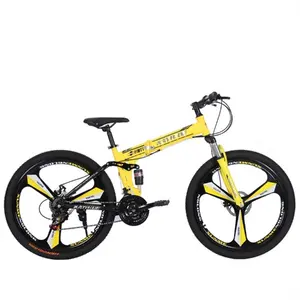 26/27.5/29 size cross-country mountain bike high carbon steel disc brake variable speed foldable bicycle