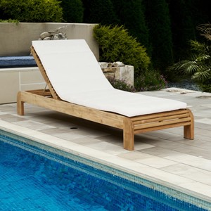 Outdoor Lounger Teak <b>Wood</b> Bed Furniture Best Quality - Haruto