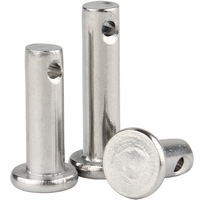 Goupille de positionnement en acier inoxydable 304 avec tête plate et trou cylindrique M3-M10 GB882