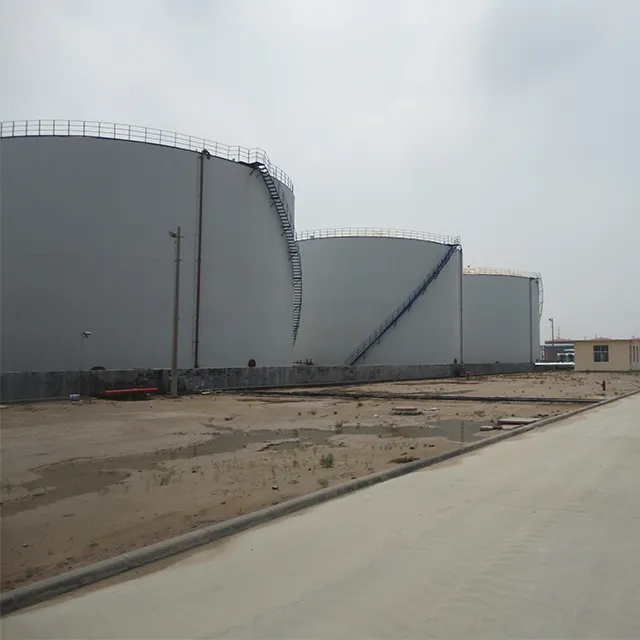 Teto flutuante para grande tanque de armazenamento de líquido químico de petróleo