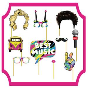 Décorations de fête des années <span class=keywords><strong>80</strong></span> Retour aux années <span class=keywords><strong>80</strong></span> Bannière à tourbillons suspendus <span class=keywords><strong>Photo</strong></span> Prop Ballons pour anniversaire des années 1980 Neon Hip Hop Party Supplies - Product Image 6