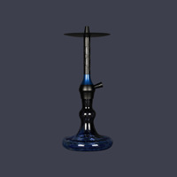 Ensemble de chicha en aluminium de taille moyenne, à un seul tuyau, de qualité supérieure, style arabe, vente en gros, direct usine