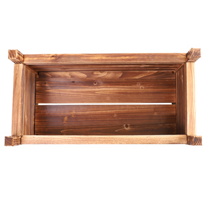 Bac de plantation surélevé en bois robuste pour extérieur, kit de jardinage pour cour - Product Image 2