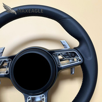 Volant en cuir et fibre de carbone de haute qualité pour Porsche Panamera Cayenne Boxster 911 997 958 957 971 970 981 718