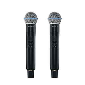 Micrófono Inalámbrico UHF de Doble Canal ULXD4Q 2026 con Micrófonos de Mano BETA58A <span class=keywords><strong>SM58</strong></span> KSM8/9 - Product Image 5