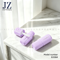 Tube de gloss à lèvres Jinze 4 ml, carré, luxueux, transparent, personnalisé, pour emballages de cosmétiques et crèmes
