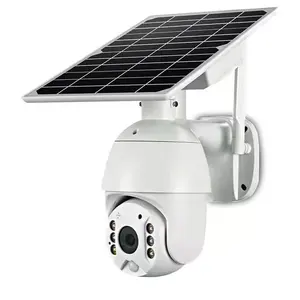 Solar camera 360 degree track remote wireless network, HD night vision and outdoor monitor