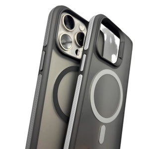 เคสโทรศัพท์มือถือแบบนิ่มแม่เหล็ก สำหรับ iPhone 11 12 13 14 15 16 Pro Max  ฝาหลังแบบด้าน - Product Image 3