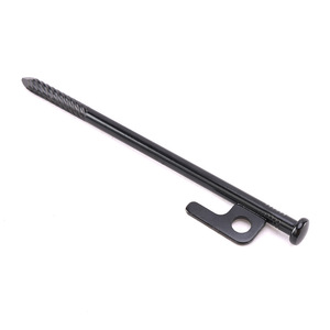 Xilei Hardware <b>Tent</b> Pegs 20Cm Black High Carbon Steel <b>Outdoor</b> Camping Ground Stakes For <b>Tents</b> And Tarps All Seasons Use - Product Image 3