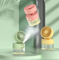 Mini ventilateur refroidisseur d'air portable rechargeable USB Offre Spéciale meilleure qualité Application de bureau veilleuse en plastique pour usage domestique