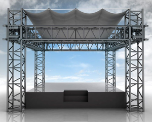 Prix usine DJ éclairage de scène Truss affichage 290*290 en alliage d'aluminium lumière Truss Stand Totems Truss pour l'éclairage de scène - Product Image 3