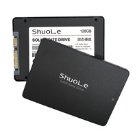 Unidad de Estado Sólido Interna SSD de 2.5 Pulgadas SATA3 de 128 GB con Carcasa Metálica para Computadora Portátil y de Escritorio