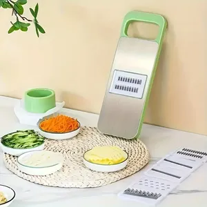 Portable Multifunctional Stainless Steel Manual Handheld Easy Clean Sustainable Food <b>Chopper</b> Adjustable <b>Vegetable</b> Kitchen Tool - Product Image 3