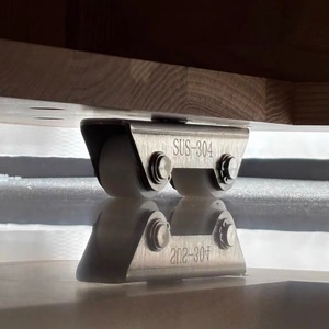 Ruota a doppia puleggia in acciaio inossidabile con cuscinetti doppi per attrezzature meccaniche e set di componenti hardware - Product Image 2